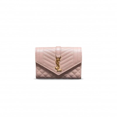 YSL MONOGRAM SMALL ENVELOPE WALLET 651026 (13.5*9.5*3cm)